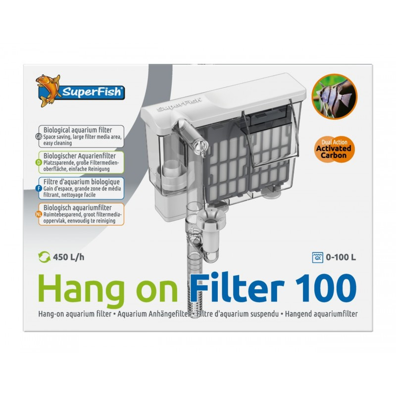 Kisállat webáruház - SuperFish | HANG ON FILTER | Külső szűrő hideg vízhez és trópusi akváriumokhoz - 100 L termékek