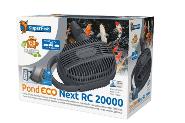 Kisállat webáruház - SuperFish | POND ECO NEXT | Energiatakarékos, szűrőtápláló és szivattyú - 20.000-150W termékek