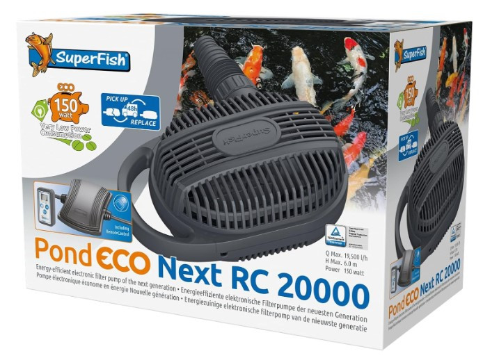 Kisállat webáruház - SuperFish | POND ECO NEXT | Energiatakarékos, szűrőtápláló és szivattyú - 5000-22W termékek
