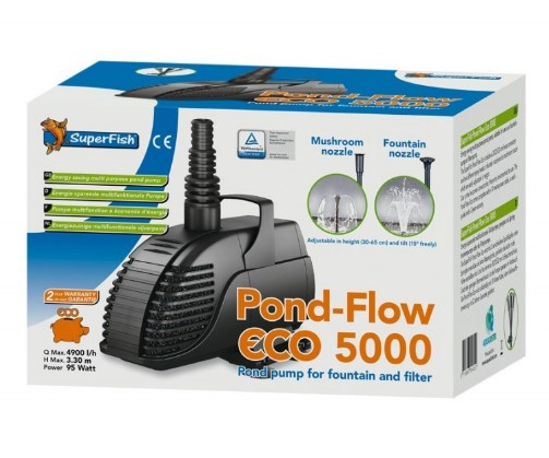 Kisállat webáruház - SuperFish | POND FLOW ECO | Energiatakarékos tószivattyú - 5000 termékek