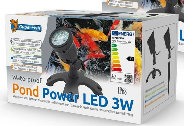 Kisállat webáruház - SuperFish | POND POWER LED | LED, kerti tavakhoz - 3W termékek