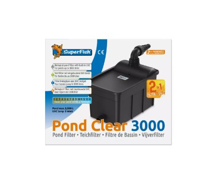 Kisállat webáruház - SuperFish | PONDCLEAR 3000 UVC | Víztisztító készülék - 5W termékek