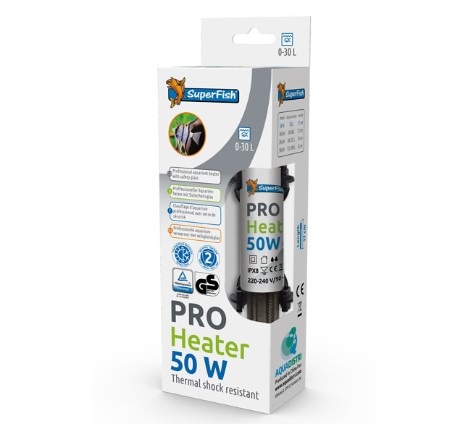 Kisállat webáruház - SuperFish | PRO HEATER 50 W 0-30 L | Akvárium Fűtő - 17 cm termékek