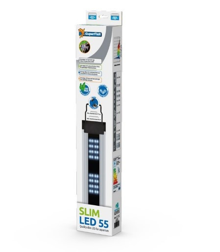 Kisállat webáruház - SuperFish | SLIM LED | Akváriumi vékony LED világítás - 55 cm /34 W termékek