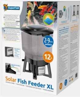 Kisállat webáruház - SuperFish | SOLAR FISH FEEDER | Napenergiával működő automatikus etető - XL termékek