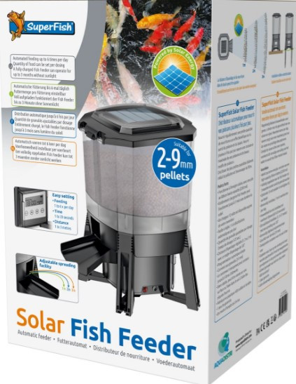 Kisállat webáruház - SuperFish | SOLAR FISH FEEDER | Napenergiával működő automatikus etető termékek