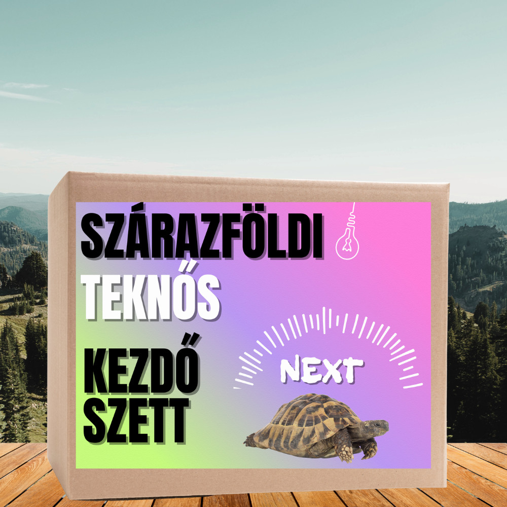 Kisállat webáruház - Szárazföldi teknős NEXT kezdőcsomag - fiatal teknősöknek termékek