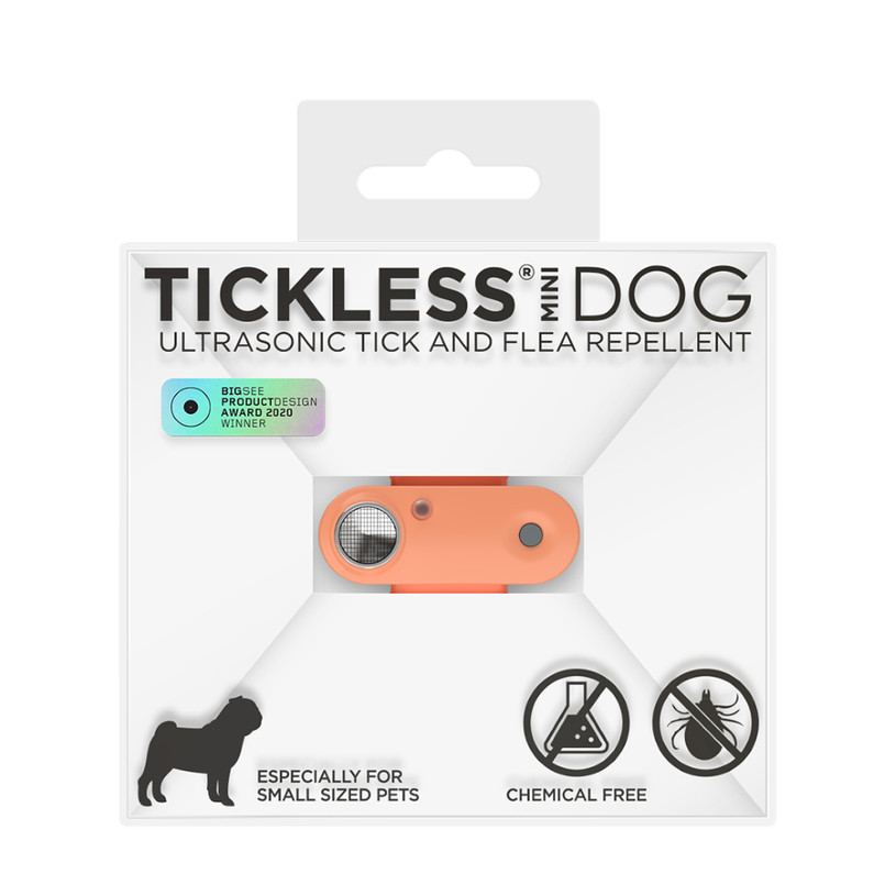 Kisállat webáruház - TICKLESS MINI DOG Barack ultrahangos kullancsriasztó termékek