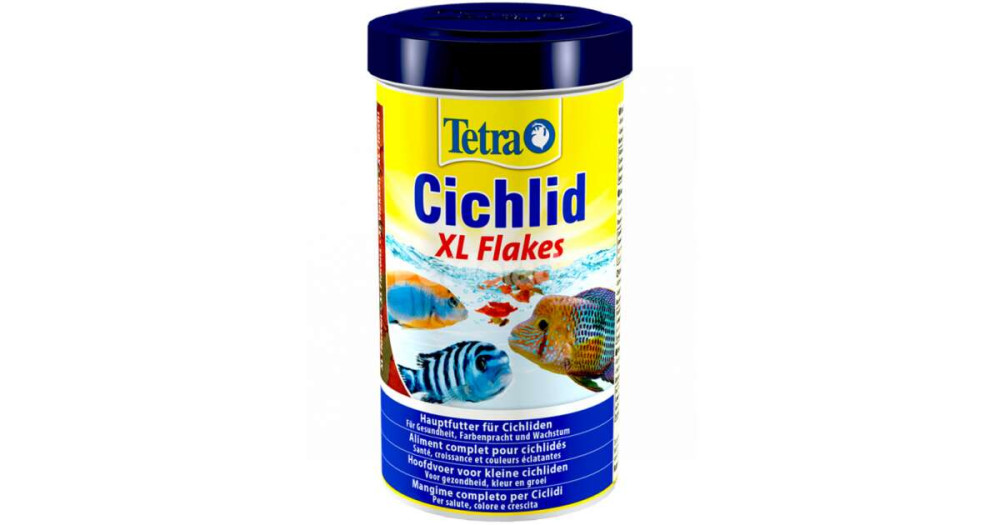 Kisállat webáruház - Tetra | Cichlid XL Flakes | Lemezes táplálék | Díszhalak számára - 1 liter termékek