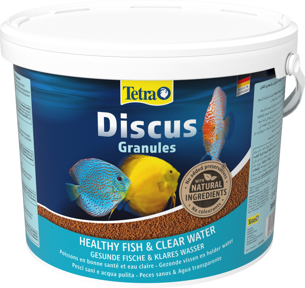 Kisállat webáruház - Tetra Discus Granules | Prémium szemcsés eleség diszkoszhalak számára – 10 liter (3 kg) termékek