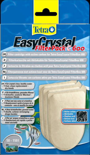 Kisállat webáruház - Tetra EasyCrystal Filter Pack C 600 | Szűrőbetét - 3 db termékek
