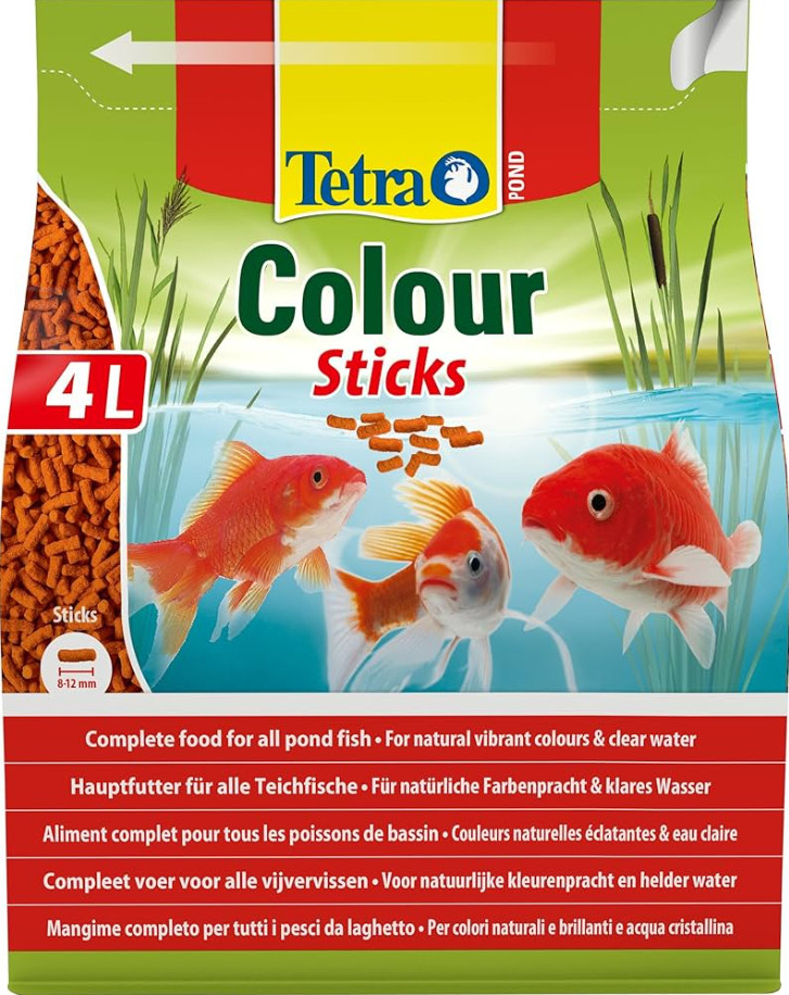 Kisállat webáruház - Tetra Pond Colour Sticks | Eledel koi halaknak - 4 L termékek
