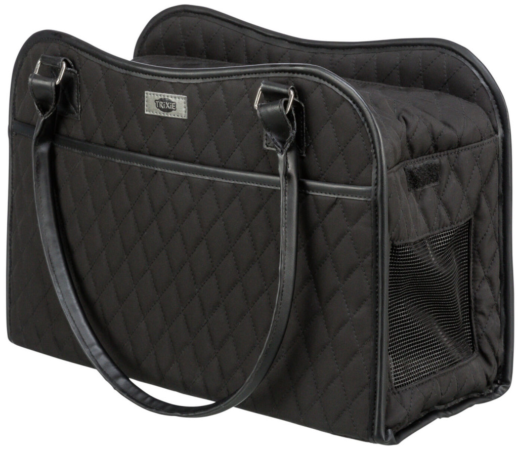 Kisállat webáruház - Trixie | Amina - szállítótáska fekete színben kutyák részére - 18x29x37cm termékek