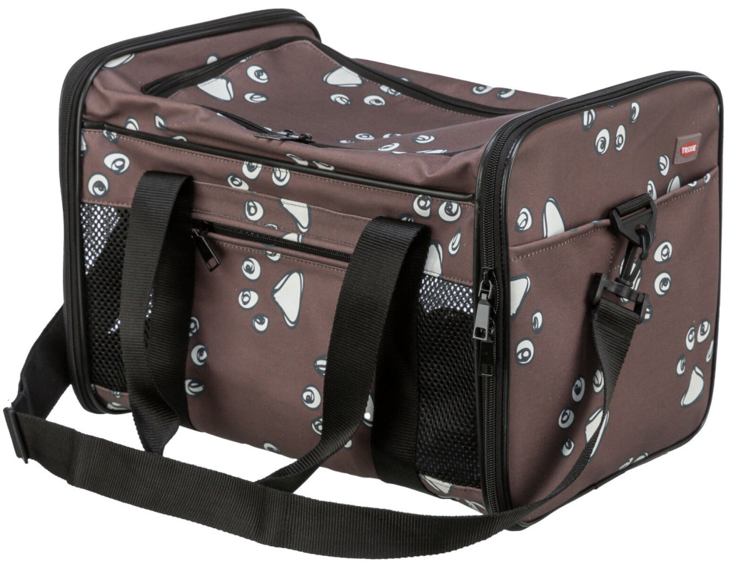 Kisállat webáruház - Trixie | Bag Adrina - hordozó táska barna színben kutyák és macskák részére - 26x27x42cm termékek