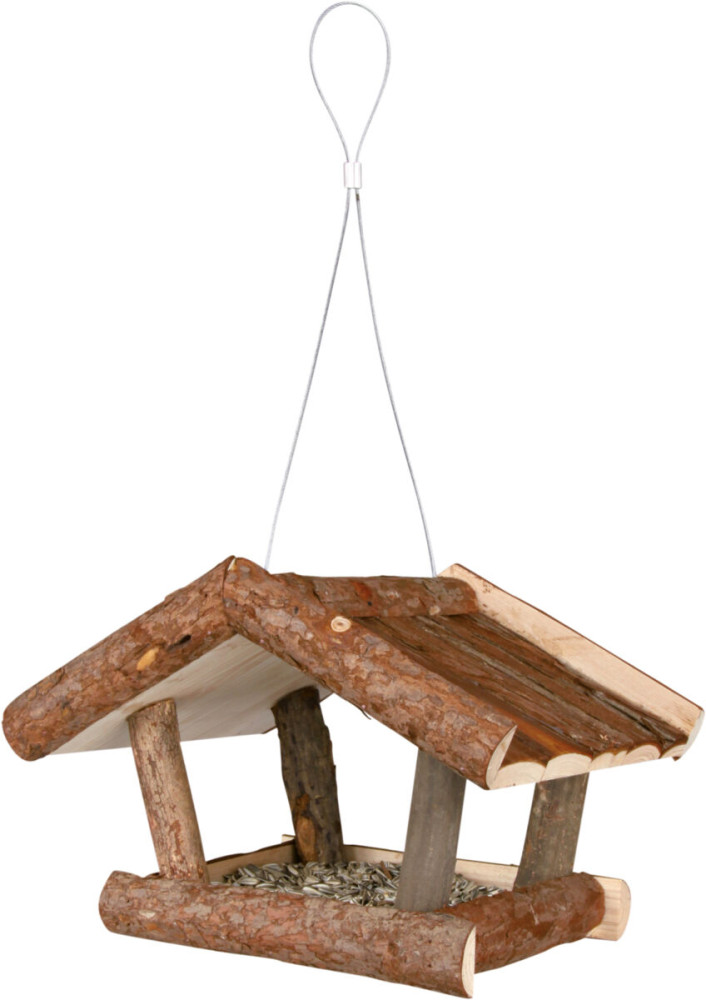 Kisállat webáruház - Trixie Bird Feeder Hanging | Vadmadár etető (függeszthető,natúr) - 32x23x20 cm termékek