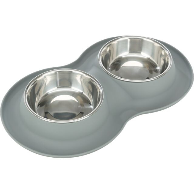 Kisállat webáruház - Trixie Bowl Set | Szilikon duplatál - 2 x 0,4 L termékek
