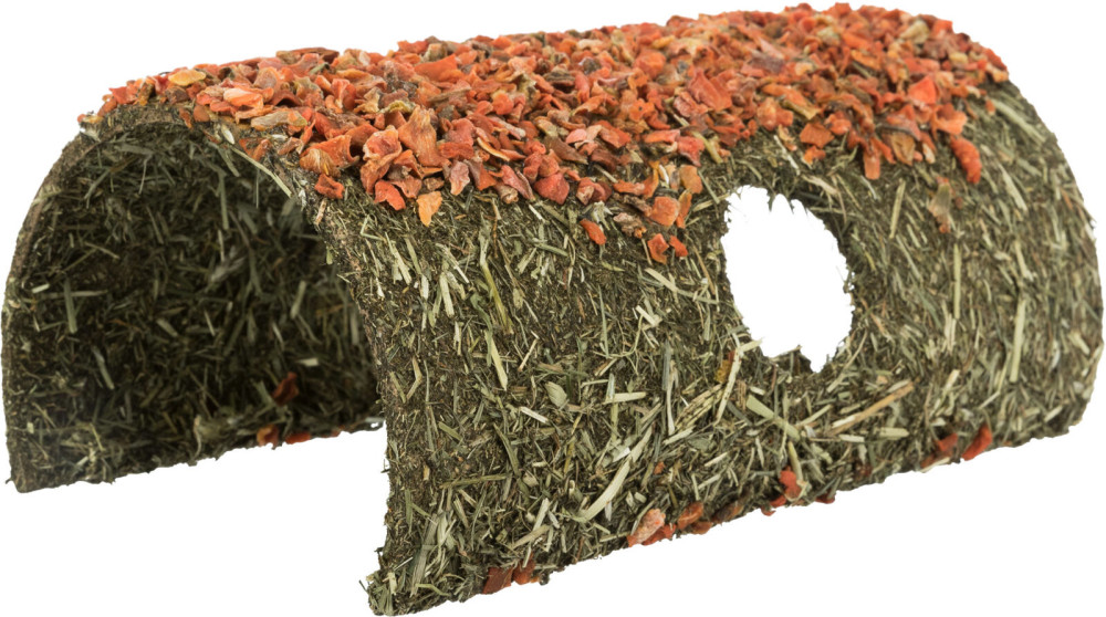 Kisállat webáruház - Trixie Cave | Fűbarlang nyulak és kisrágcsálók részére - 15x12x25 cm - 400 g termékek