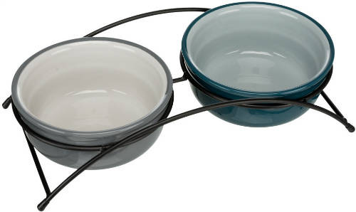 Kisállat webáruház - Trixie Ceramic Bowl Set | Kerámia tál - 2 x 1,6 L termékek