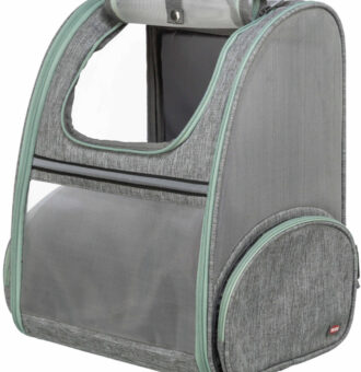 Kisállat webáruház - Trixie | Chloe hátizsák világosszürke- kutyák részére - 39x43x27cm termékek