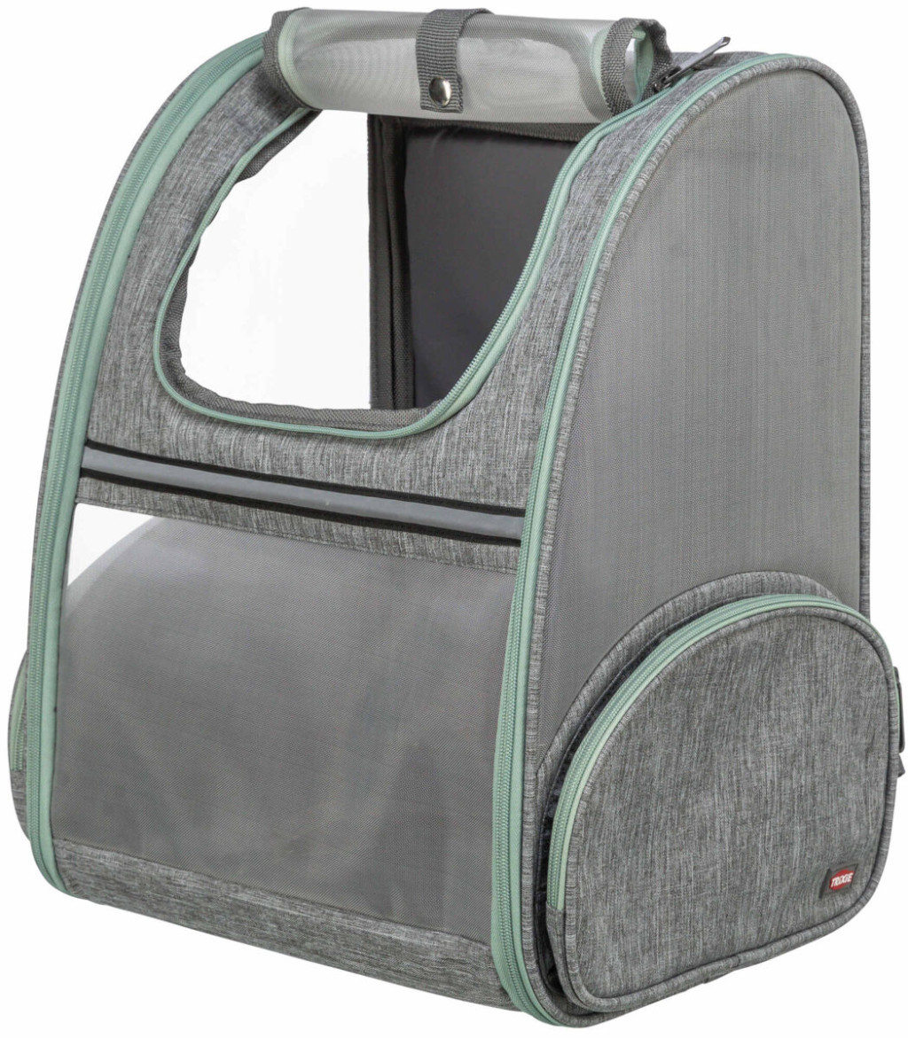 Kisállat webáruház - Trixie | Chloe hátizsák világosszürke- kutyák részére - 39x43x27cm termékek