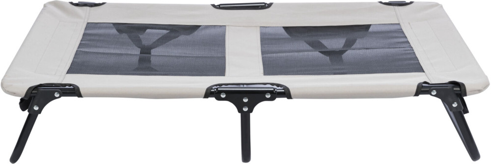 Kisállat webáruház - Trixie Dog Lounger | Szögletes fekhely (szürke/fekete) kutyák részére - 79x19x50 cm termékek