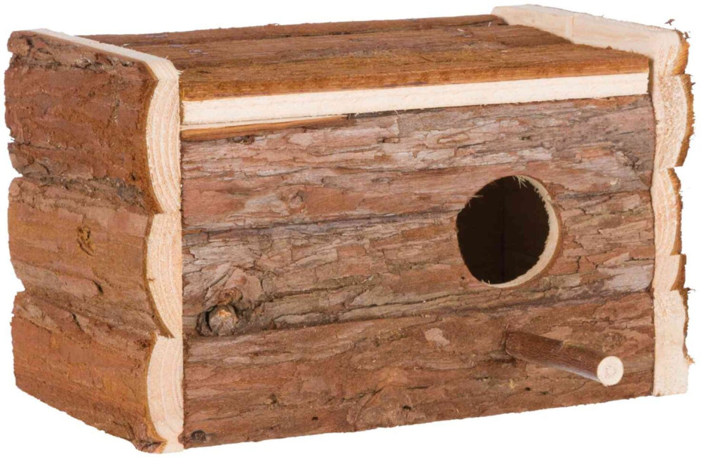 Kisállat webáruház - Trixie Natural Box | Fészkelő doboz hullámos papagájok részére - 21x13x12cm termékek
