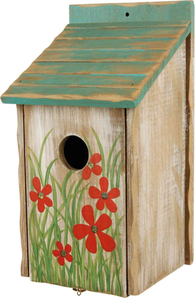 Kisállat webáruház - Trixie Nesting Box | Fészkelő odú (natúr) vadmadarak részére - 3.3 cm / 15X28X14 cm termékek