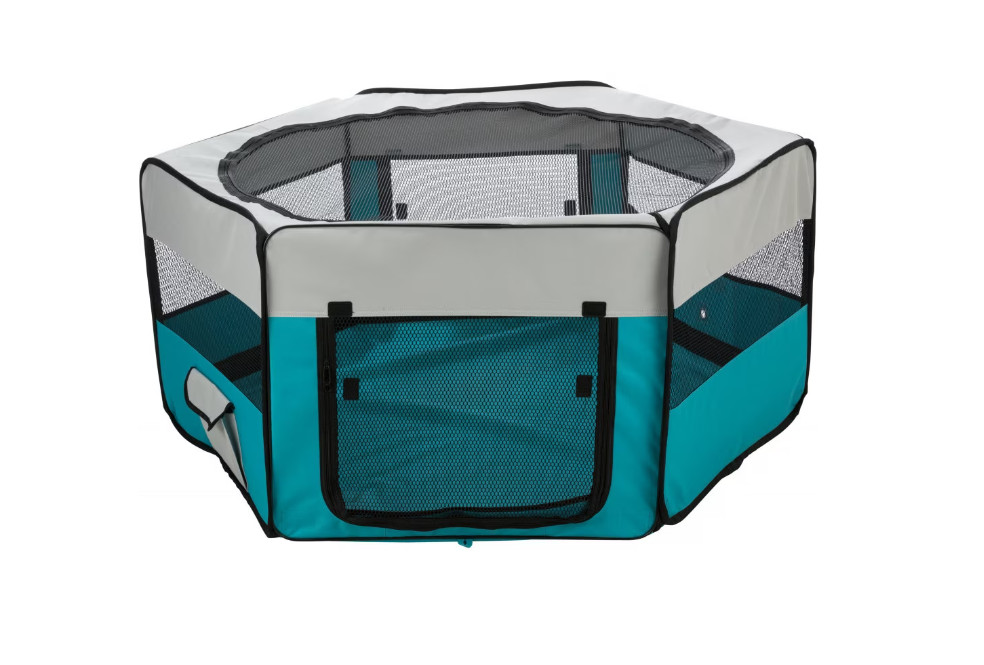 Kisállat webáruház - Trixie Outdoor Run | Kültéri kifutó nyulak részére ( türkiz/világos szürke) - 150x65 cm termékek