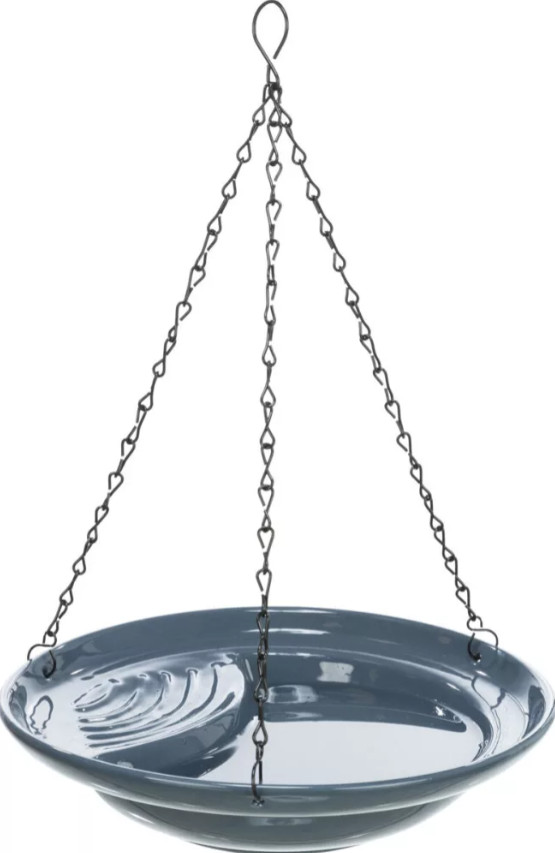 Kisállat webáruház - Trixie Outdoor Water Bowl | Itatótál (kerámia,kék) vadmadarak részére - 530 ml / 26 cm termékek