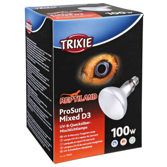 Kisállat webáruház - Trixie ProSun Mixed D3 Tungsten Lamp | Kompakt UVA+UVB izzó - 100 W termékek