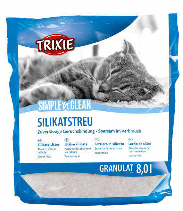 Kisállat webáruház - Trixie | Simple'n'Clean Silicate Litter | Szilikon alom - 8 L termékek