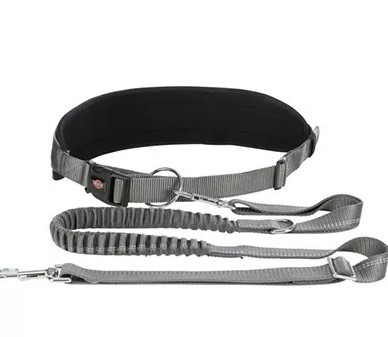 Kisállat webáruház - Trixie | Waist Belt | Futópóráz - fekete - 75-120 cm/25 mm termékek