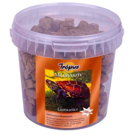Kisállat webáruház - Trópus | Marhaszív teknősök részére - 100 gramm termékek