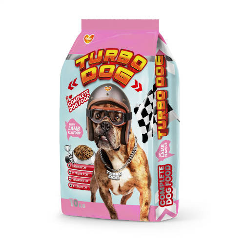 Kisállat webáruház - Turbo Dog | Adult bárányos száraztáp - Felnőtt kutyák részére - 10kg termékek