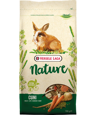 Kisállat webáruház - Versele-Laga Nature Cuni | Teljesértékű eleség Nyulak részére - 2,3 Kg termékek