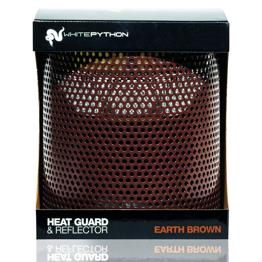 Kisállat webáruház - White Phyton Heat Guard and Reflector | Kerámia hővédő és reflektor - barna termékek