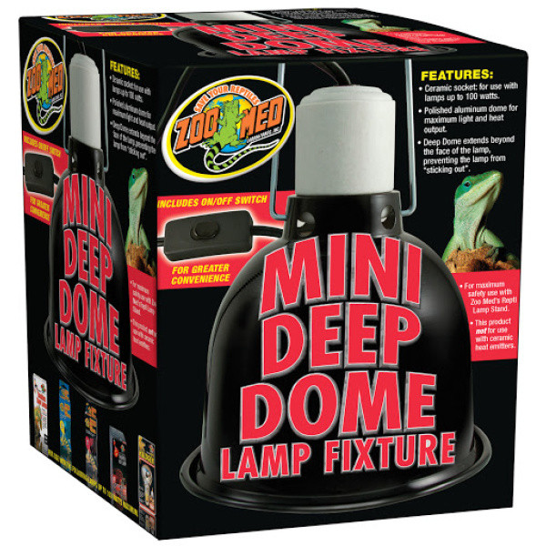 Kisállat webáruház - Zoo Med Mini Deep Dome | Mini lámpatest - 100 W termékek