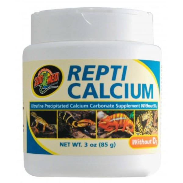 Kisállat webáruház - Zoo Med Repti Calcium without D3 | Repti calcium - D3 vitamin nélkül 227 g termékek