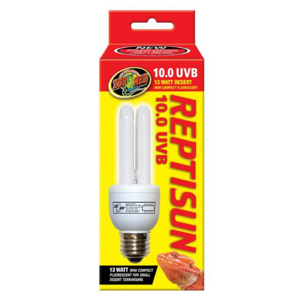 Kisállat webáruház - ZooMed ReptiSun Mini Compact Fluorescent | UVB izzó 10% - 13 W termékek