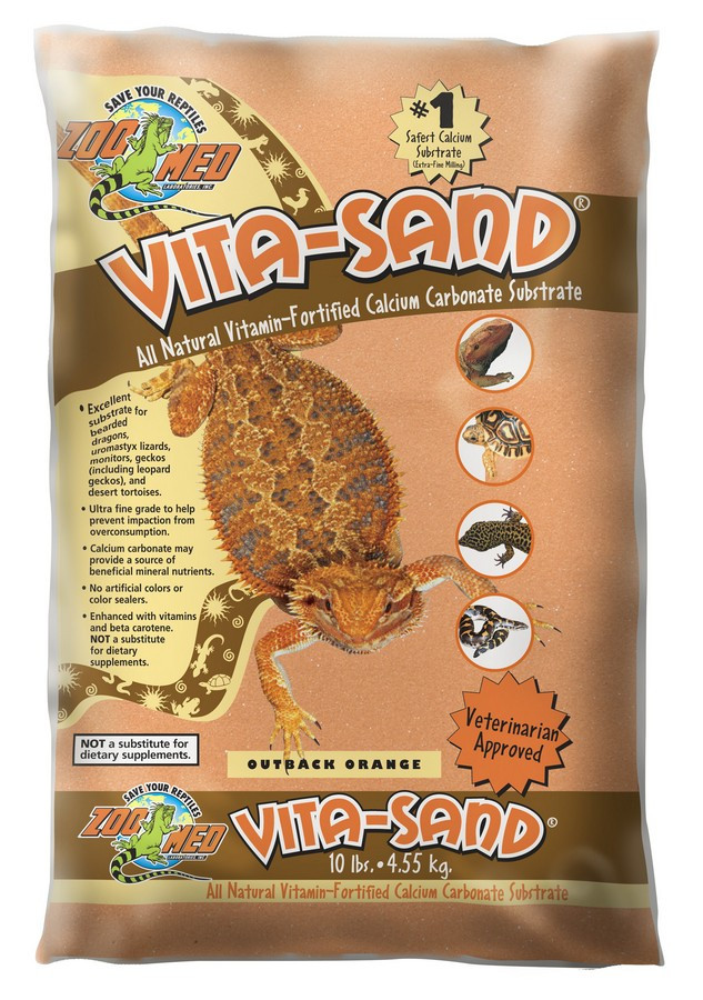 Kisállat webáruház - ZooMed VitaSand | vitaminos homok - 4,5 kg Narancs termékek
