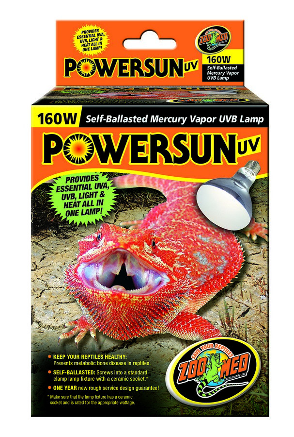 Kisállat webáruház - Zoomed PowerSun UV | UVA + UVB melegítő izzó hüllők számára – 160W termékek