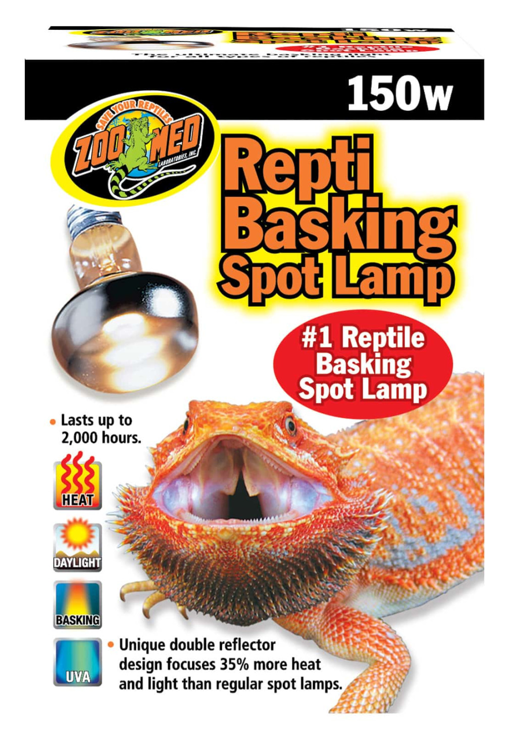Kisállat webáruház - Zoomed Repti Basking Spot Lamp | Melegítő izzó - 150 W termékek